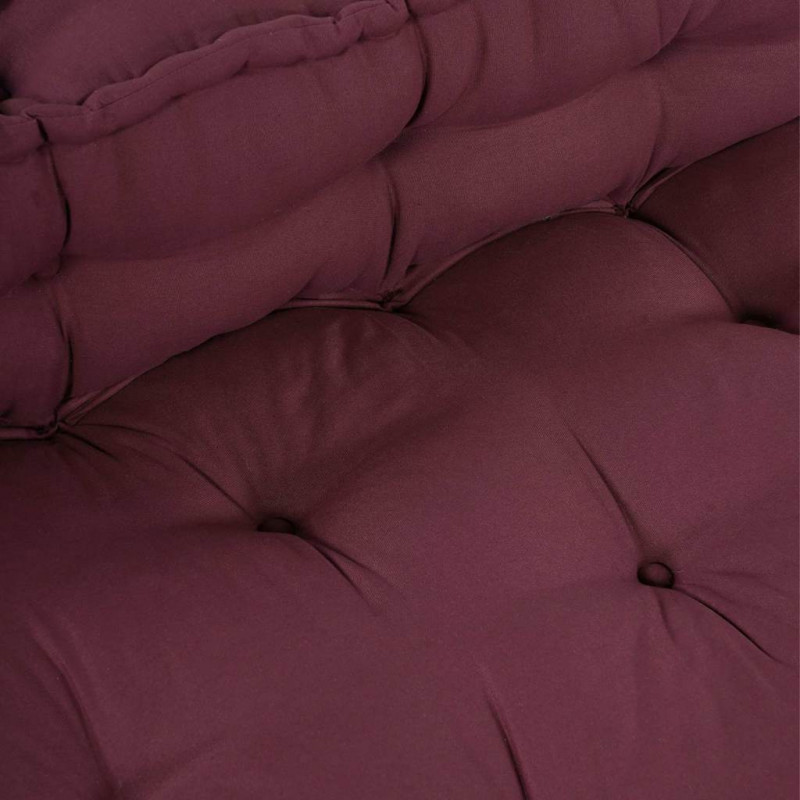 Modularny sofa patchworkowy 2 pcs Bordowy 120 x 80 x 38 cm