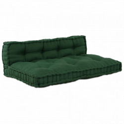 Modularny sofa patchworkowy 2 pcs Zielony 120 x 80 x 38 cm