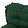 Modularny sofa patchworkowy 2 pcs Zielony 120 x 80 x 38 cm