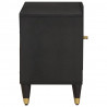Szafka pod telewizor Czarny 80 x 33 x 46 cm Drewno z mango