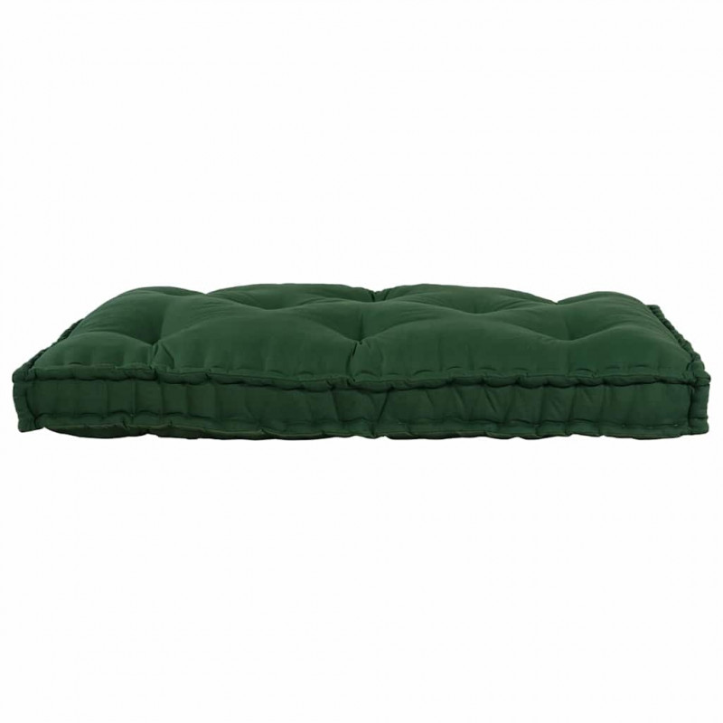 Modularny sofa patchworkowy Zielony 120 x 80 x 12 cm tkanina