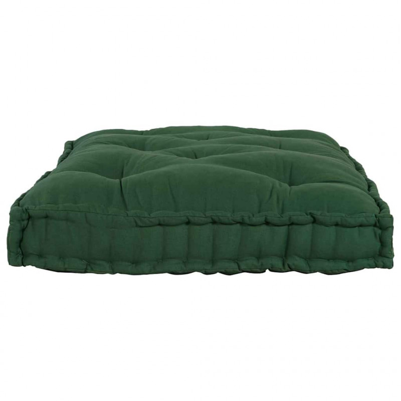 Modularny sofa patchworkowy Zielony 120 x 80 x 12 cm tkanina