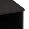 Szafka pod telewizor Czarny 100 x 33 x 46 cm Drewno z mango