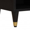 Szafka pod telewizor Czarny 100 x 33 x 46 cm Drewno z mango