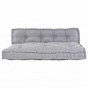 Modularny sofa patchworkowy 2 pcs Szary 120 x 80 x 38 cm