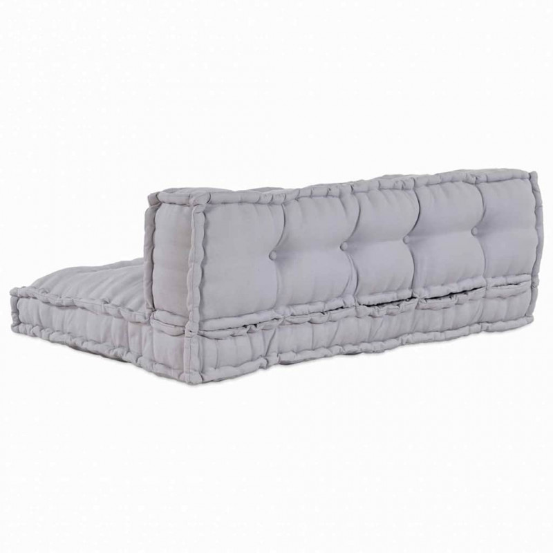 Modularny sofa patchworkowy 2 pcs Szary 120 x 80 x 38 cm