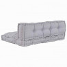 Modularny sofa patchworkowy 2 pcs Szary 120 x 80 x 38 cm