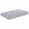 Modularny sofa patchworkowy Szary 120 x 80 x 12 cm tkanina