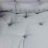 Modularny sofa patchworkowy Szary 120 x 80 x 12 cm tkanina
