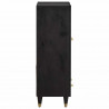 Highboard z szufladą Czarny 60 x 33 x 100 cm Drewno z mango
