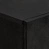 Highboard z szufladą Czarny 60 x 33 x 100 cm Drewno z mango