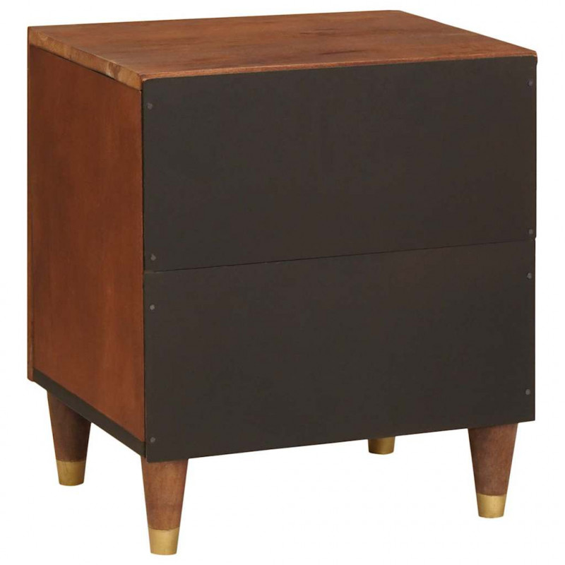 Szafka Nocna 2 pcs Brązowy 40 x 33,5 x 46 cm