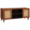 Szafka pod telewizor Brązowy 105 x 33,5 x 46 cm Drewno z mango