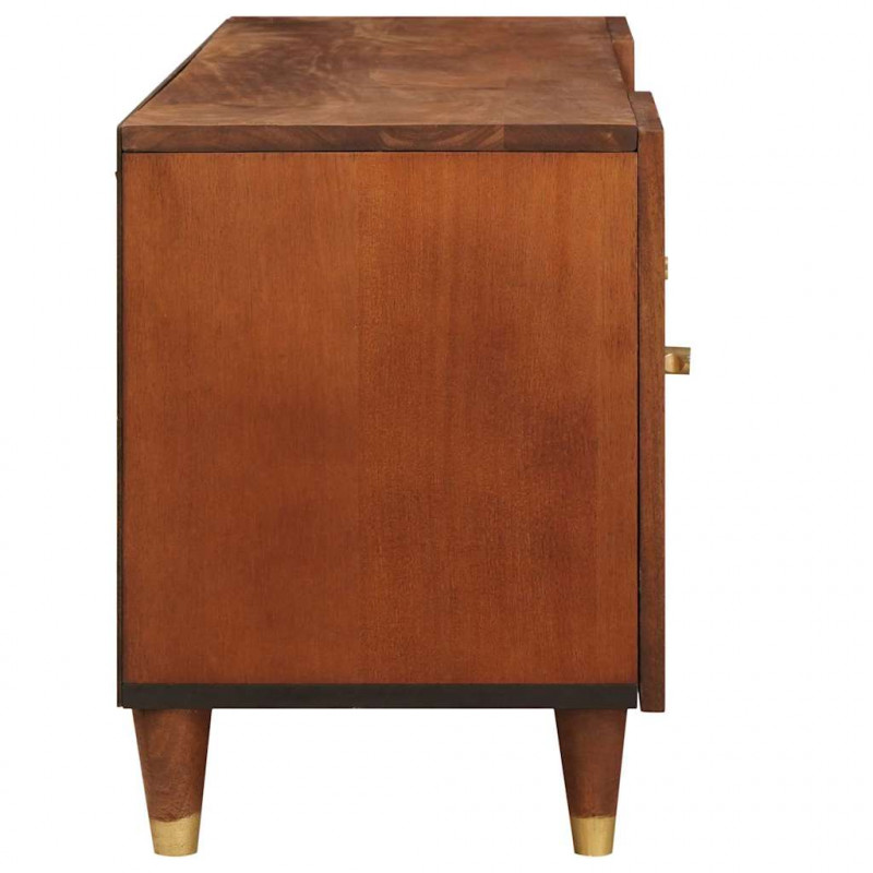 Szafka pod telewizor Brązowy 105 x 33,5 x 46 cm Drewno z mango