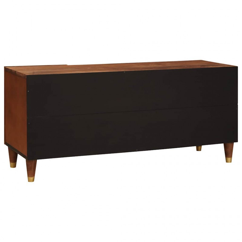 Szafka pod telewizor Brązowy 105 x 33,5 x 46 cm Drewno z mango