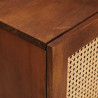 Szafka pod telewizor Brązowy 105 x 33,5 x 46 cm Drewno z mango
