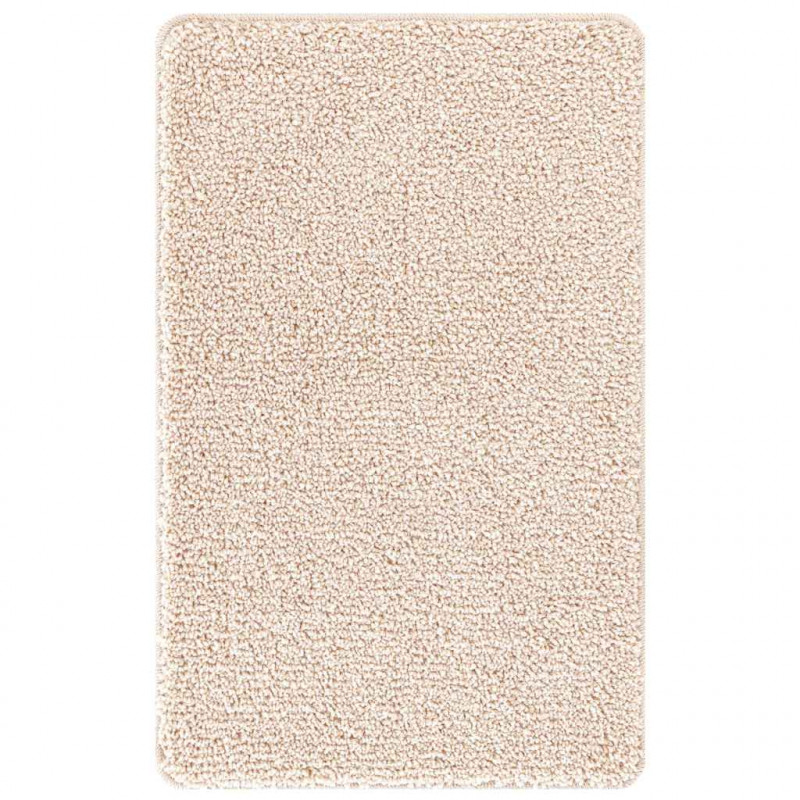 Zestaw mat łazienkowych antypoślizgowych 2 pcs Kremowy PP