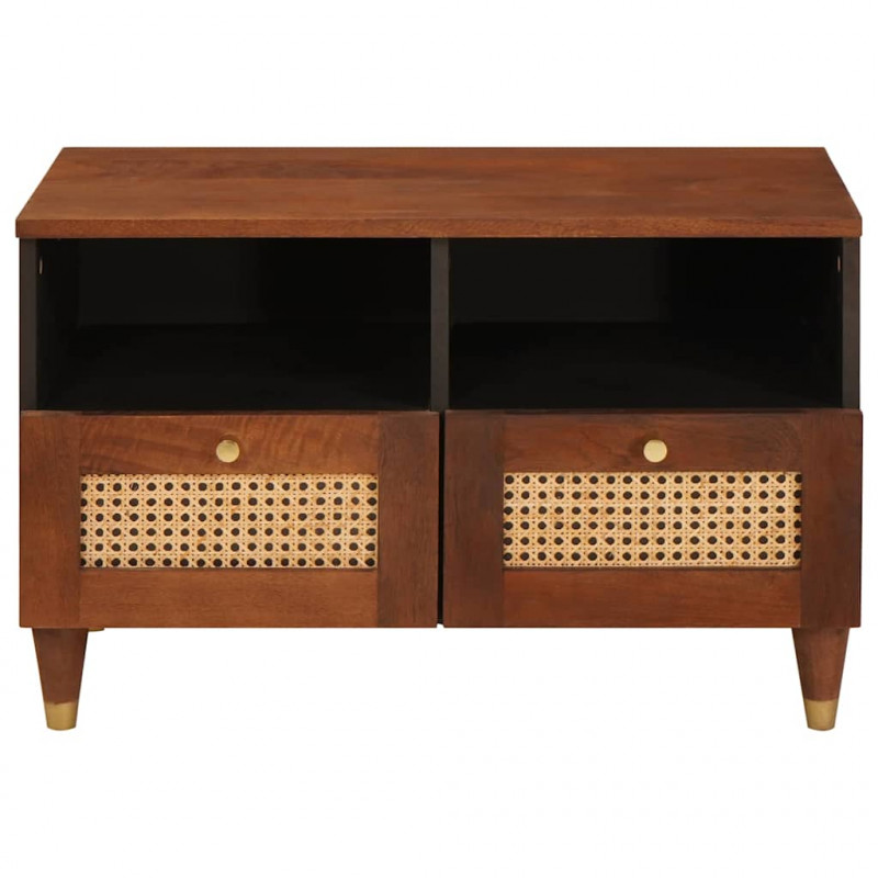 Szafka pod telewizor Brązowy 70 x 33,5 x 46 cm Drewno z mango