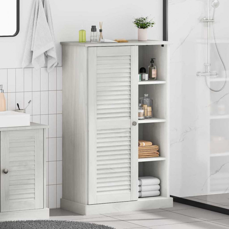 Szafka Łazienkowa VIGO Biały i Biały Antyk 68 x 34 x 110 cm