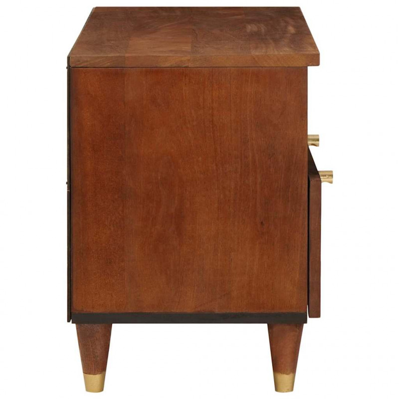 Szafka pod telewizor Brązowy 70 x 33,5 x 46 cm Drewno z mango
