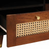 Szafka pod telewizor Brązowy 70 x 33,5 x 46 cm Drewno z mango