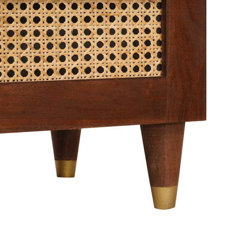 Szafka pod telewizor Brązowy 70 x 33,5 x 46 cm Drewno z mango