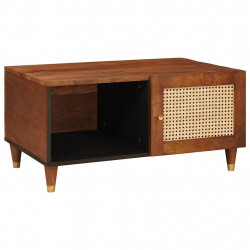 Stolik kawowy 80 x 50 x 40 cm Drewno z mango