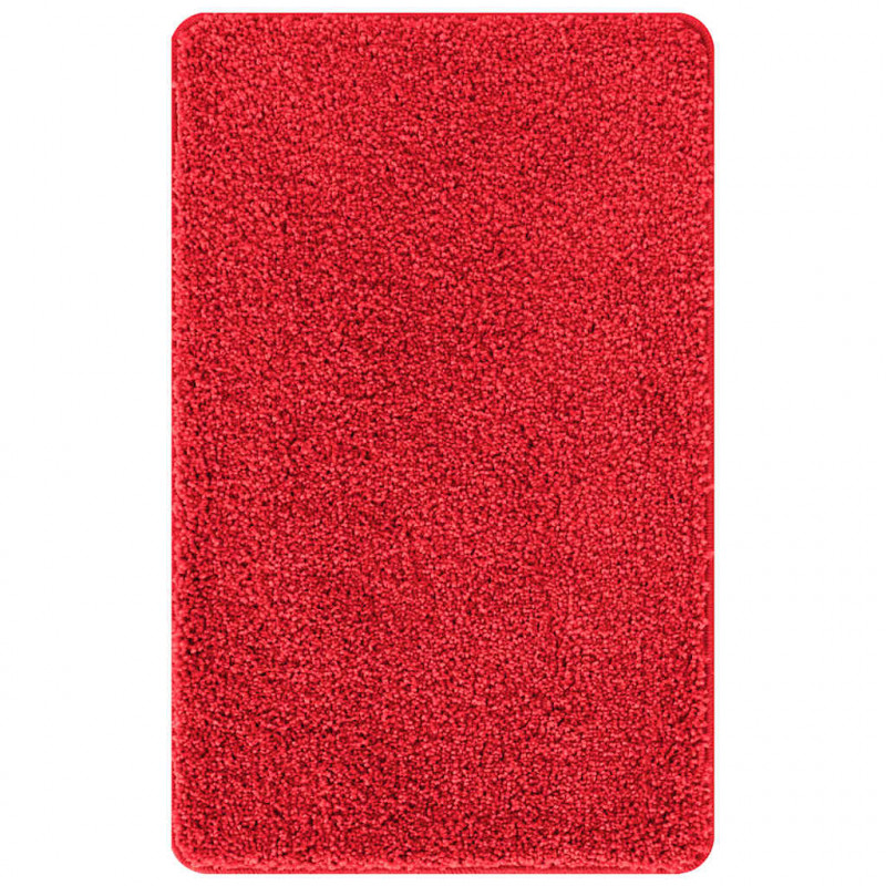 Zestaw mat łazienkowych antypoślizgowych 2 pcs Czerwony PP
