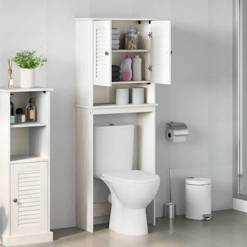 Szafka toaletowa VIGO Biały i Biały Antyk 60 x 27 x 161 cm