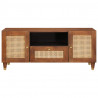 Szafka pod telewizor Brązowy 105 x 33,5 x 46 cm Drewno z mango