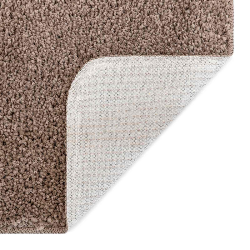 Zestaw mat łazienkowych antypoślizgowych 3 pcs Brązowy PP