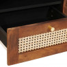 Szafka pod telewizor Brązowy 105 x 33,5 x 46 cm Drewno z mango