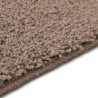 Zestaw mat łazienkowych antypoślizgowych 3 pcs Brązowy PP