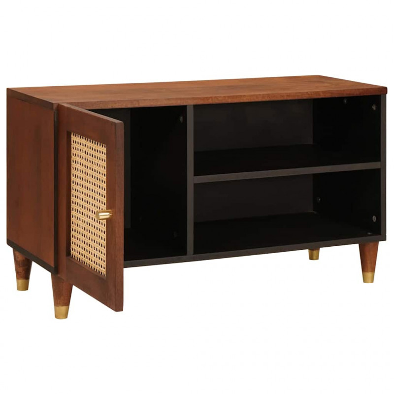 Szafka pod telewizor Brązowy 80 x 31,5 x 46 cm Drewno z mango