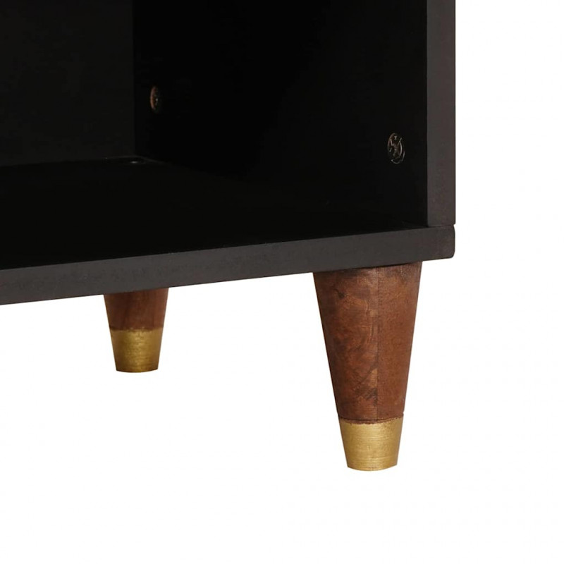 Szafka pod telewizor Brązowy 100 x 33,5 x 46 cm Drewno z mango
