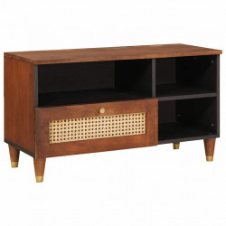 Szafka pod telewizor Brązowy 80 x 33,5 x 46 cm Drewno z mango