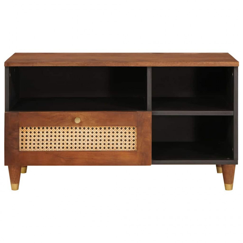 Szafka pod telewizor Brązowy 80 x 33,5 x 46 cm Drewno z mango