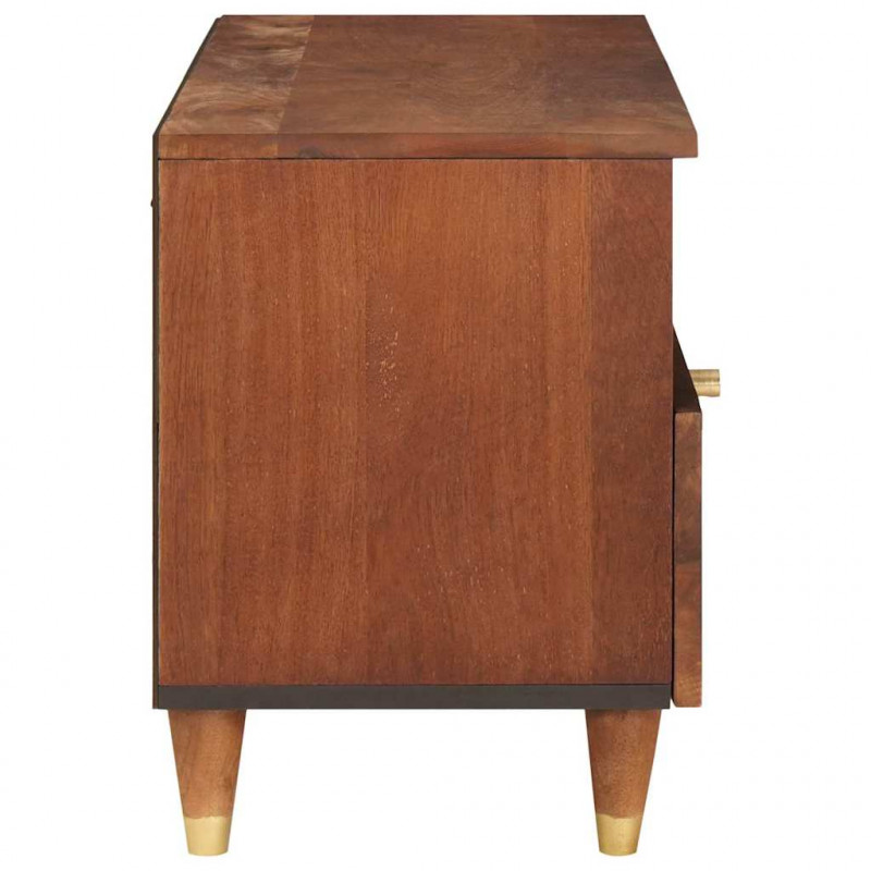 Szafka pod telewizor Brązowy 80 x 33,5 x 46 cm Drewno z mango