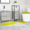 Zestaw mat łazienkowych antypoślizgowych 3 pcs Zielony PP