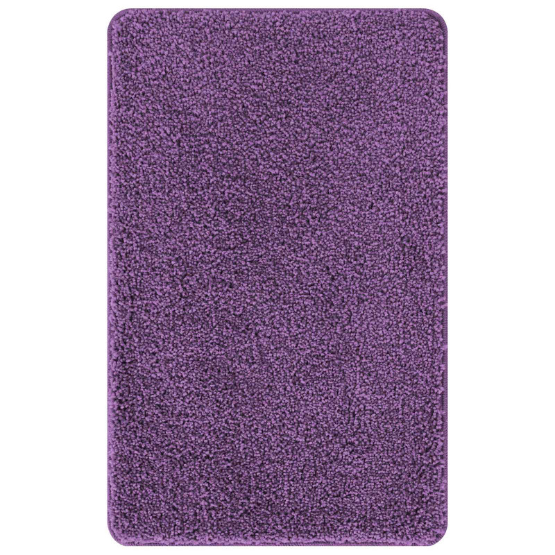 Zestaw mat łazienkowych antypoślizgowych 3 pcs Fioletowy PP