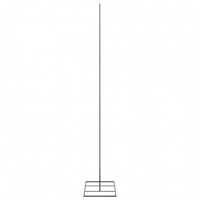 Metalowa choinka świąteczna, do dekoracji, czarna, 180 cm