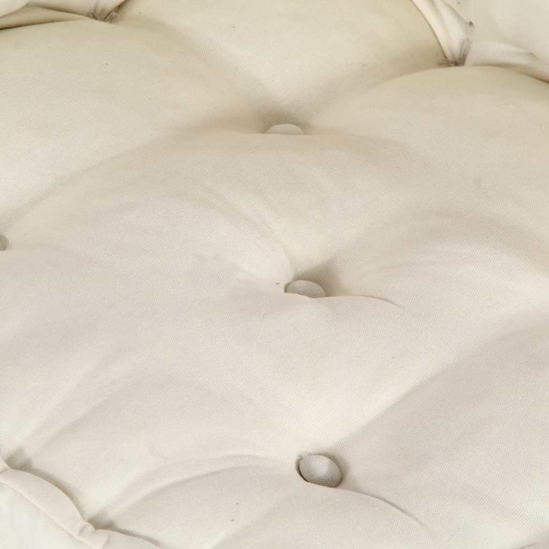 Modułowa sofa w kolorze kremowym, 70x70x54, tkanina