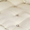 Modułowa sofa w kolorze kremowym, 70x70x54, tkanina