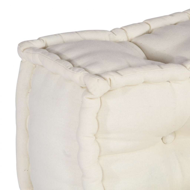 Modułowa sofa w kolorze kremowym, 70x70x54, tkanina