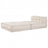 Modułowa sofa w kolorze kremowym, 70x70x54, tkanina