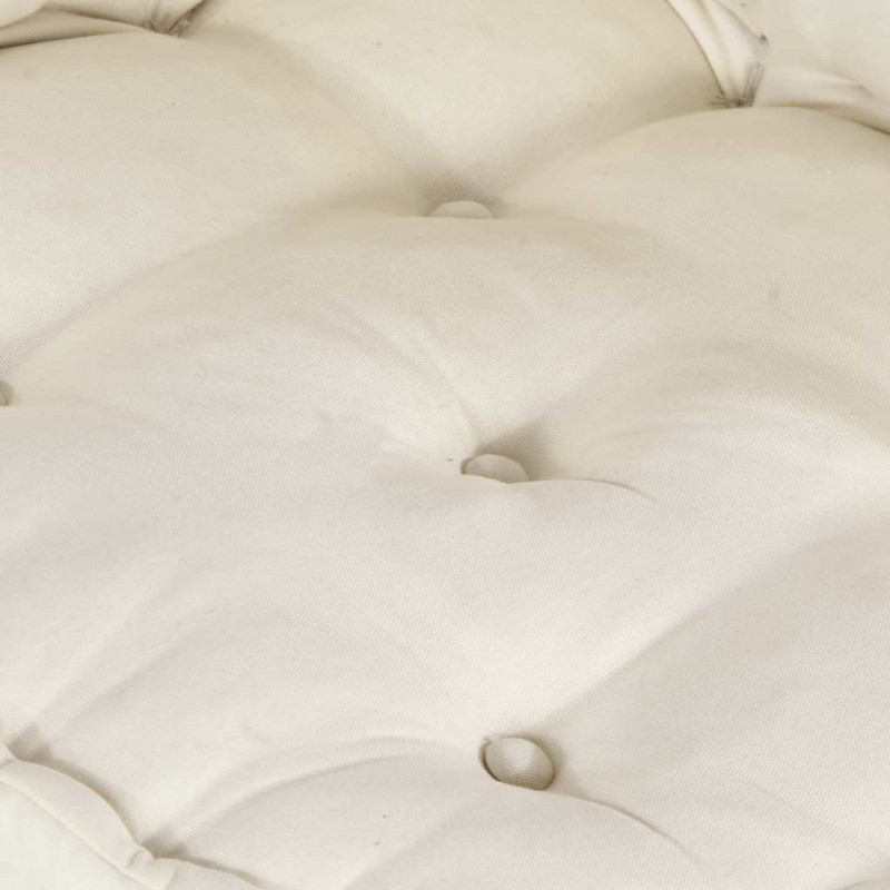 Modułowa sofa w kolorze kremowym, 70x70x54, tkanina