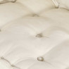 Modułowa sofa w kolorze kremowym, 70x70x54, tkanina