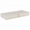 Modułowa sofa kremowa 70x70x36 Tkanina