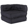 Modułowa sofa, antracytowa, 70x70x54, tkanina