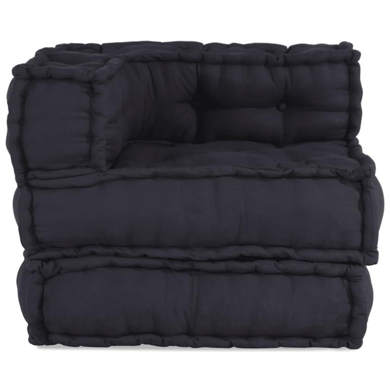Modułowa sofa, antracytowa, 70x70x54, tkanina